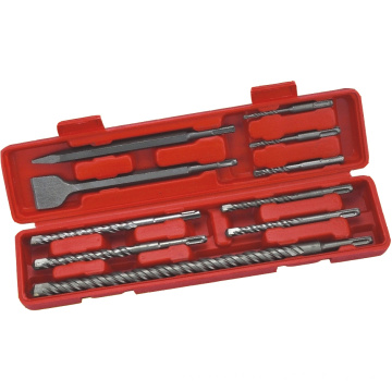 10 PCS SDS Plus Bohrer mit Schlagkasten